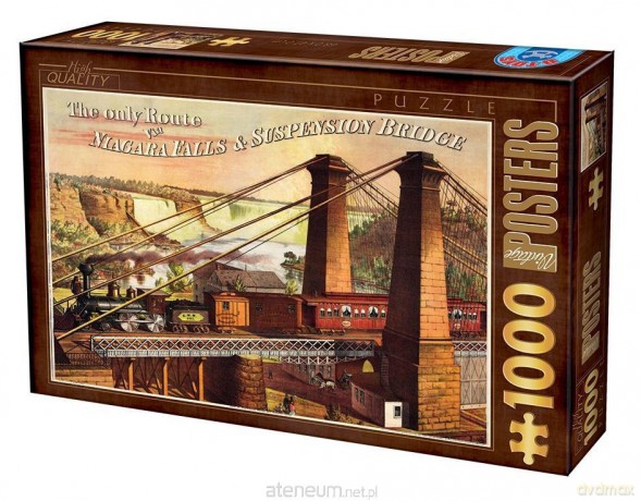D-TOYS 1000 el. Stare plakaty, Wodospad Niagara [PUZZLE]