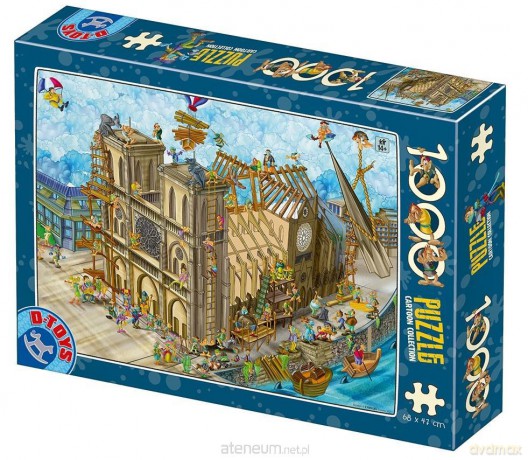 D-TOYS 1000 el. Szaleństwo budowa Katedry Notre-Damme [PUZZLE]