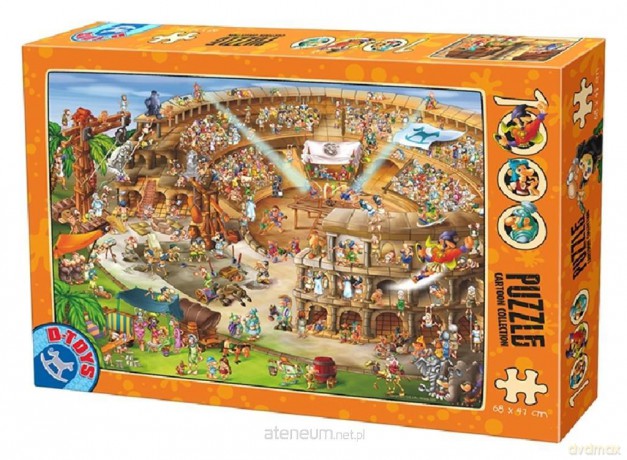 D-TOYS 1000 el. Szaleństwo budowa Koloseum w Rzymie [PUZZLE]