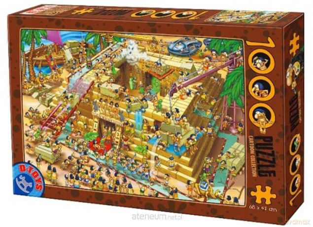 D-TOYS 1000 el. Szaleństwo budowa Piramidy w Gizie [PUZZLE]