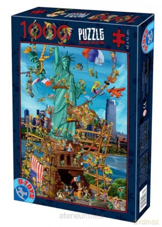 D-TOYS 1000 el. Szaleństwo budowa Statuły Wolności NY [PUZZLE]