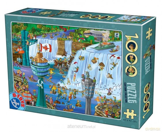 D-TOYS 1000 el. Szaleństwo wycieczka wodospad Niagara [PUZZLE]