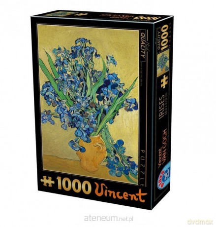 D-TOYS 1000 el. Van Gogh, Irysy w żółtym wazonie [PUZZLE]