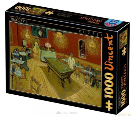 D-TOYS 1000 el. Van Gogh, Nocna kawiarnia [PUZZLE]