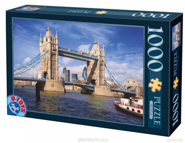 D-TOYS 1000 el. Wielka Brytania, Londyn-Tower Bridge [PUZZLE]