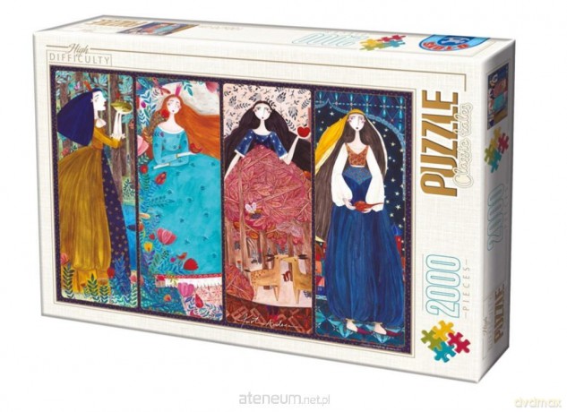 D-TOYS 2000 el. Andrea Kurti, Cztery księżniczki [PUZZLE]