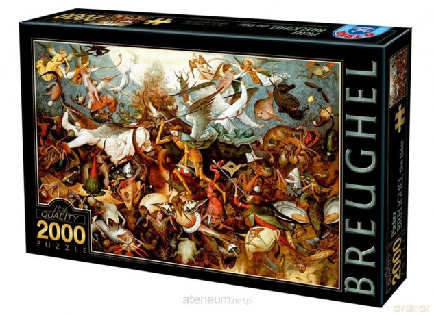 D-TOYS 2000 el. Brueghel, Upadek zbuntowanych aniołów [PUZZLE]