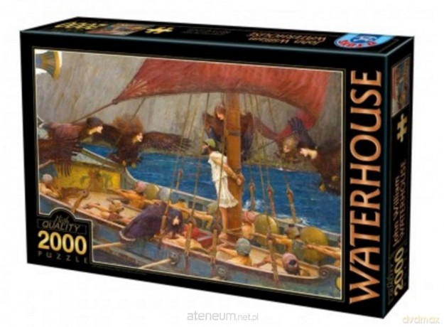 D-TOYS 2000 el. Waterhouse, Ulisses i syreny [PUZZLE]