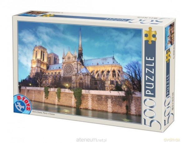 D-TOYS 500 el. Francja, Katedra Notre-Dame [PUZZLE]