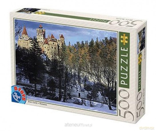 D-TOYS 500 el. Rumunia, Zamek Bran zimą [PUZZLE]