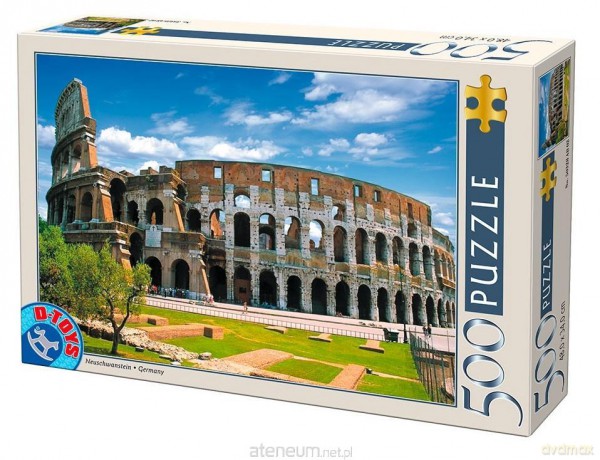 D-TOYS 500 el. Rzym, Kolosseum [PUZZLE]