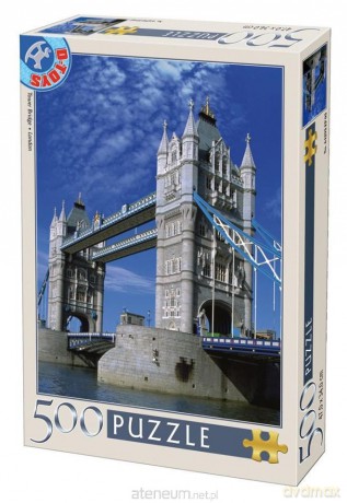 D-TOYS 500 el. Wielka Brytania, Tower Bridge [PUZZLE]