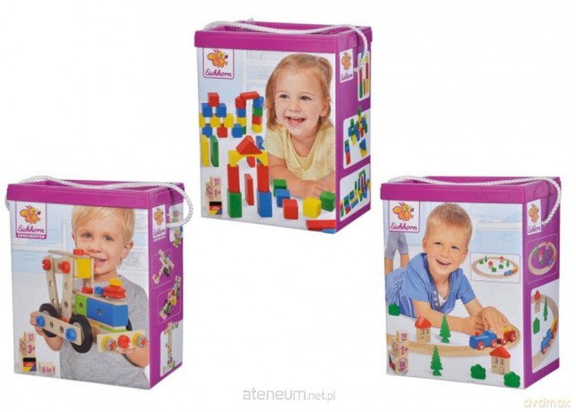 EH Mix drewnianych zestawów 3 rodzaje [KLOCKI]