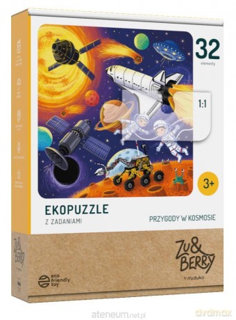 Ekopuzzle dwuelementowe Przygody w kosmosie [PUZZLE]