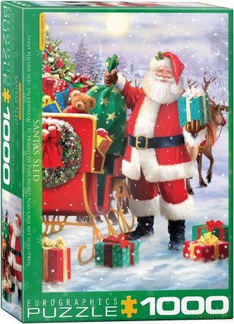 EUROGRAPHICS 1000 el. Święty Mikołaj [PUZZLE]