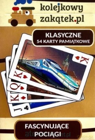 Fascynujące pociągi pełna talia kart [KARTY]