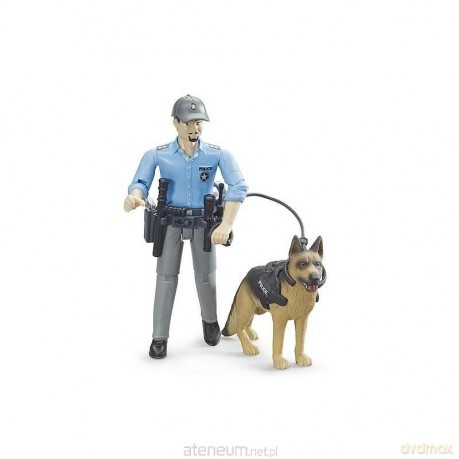 Figurka policjanta z psem [FIGURKA]