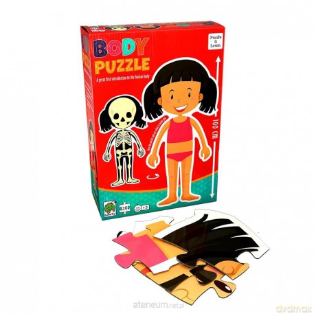 Gigantyczne puzzle Moje ciało Dziewczynka 26 el. [PUZZLE]