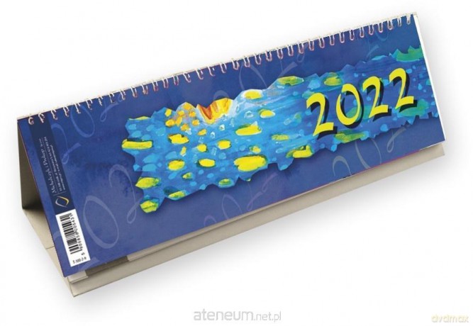 Kalendarz 2022 poziomy ze spiralką T-100-2-09 [KALENDARZ]