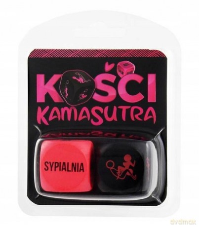 Kości Kamasutra (różowo-czarne) [GRA]
