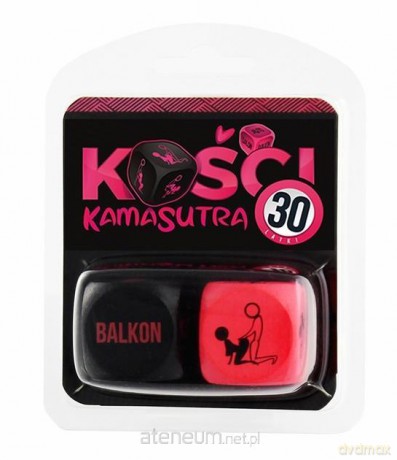 Kości Kamasutra 30-latki (różowo-czarne) [GRA]