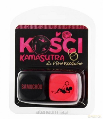 Kości Kamasutra dla nowożeńców (różowo-czarne) [GRA]