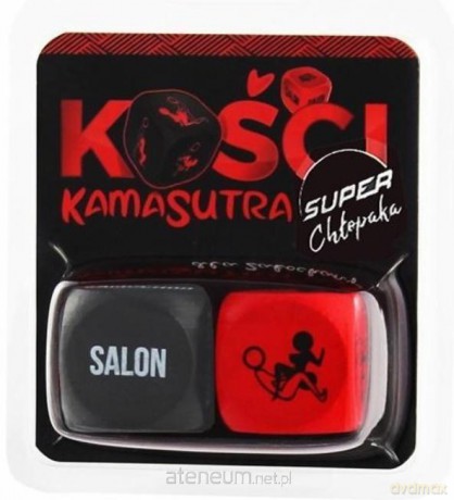 Kości Kamasutra Super Chłopaka (czerwono-czarne) [GRA]