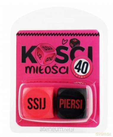 Kości Miłości 40 latki (różowo-czarne) [GRA]
