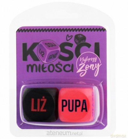 Kości Miłości Najlepszej Żony (różowo-czarne) [GRA]