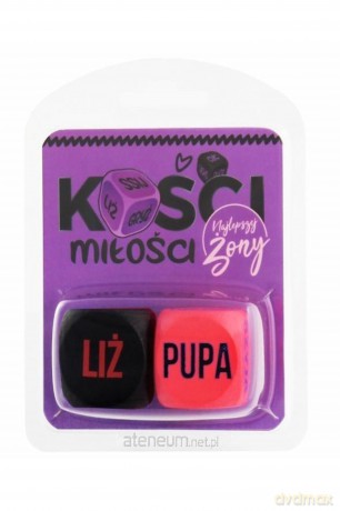 Kości Miłości Najlepszej Żony (różowo-czarne) [GRA]