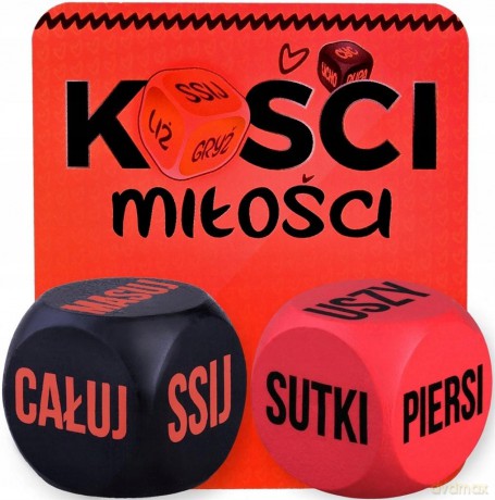 Kości Miłości Super Chłopaka (czerwono-czarne) [GRA]