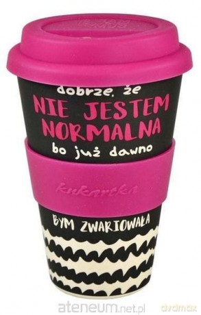 Kubek bambusowy BM-015 Nie jestem normalna
