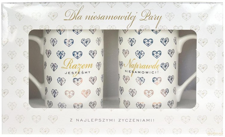 Kubek komplet Q 860 Ślub (Razem niesamowici)