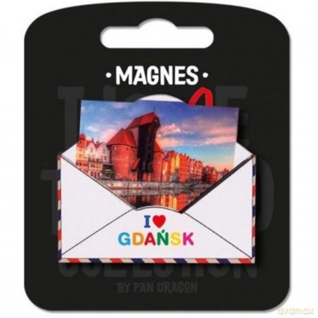 Magnes I love Poland Gdańsk ILP-MAG-B-GD-26