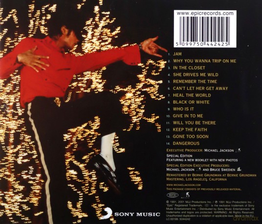 Michael Jackson: Dangerous [CD]