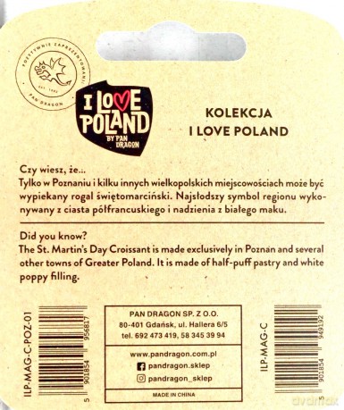Magnes I love Poland Poznań ILP-MAG-C-POZ-01