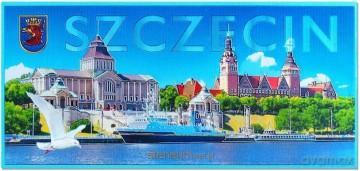 Magnes I love Poland Sczecin ILP-MAG-C-SZCZ-11