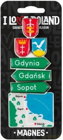 Magnes I love Poland Trójmiasto ILP-MAG-C-GD-12