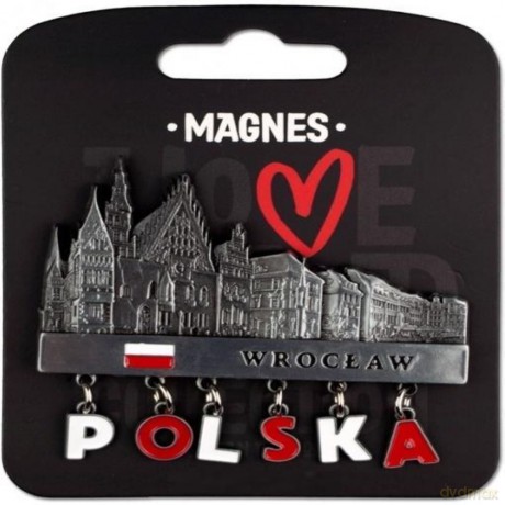 Magnes I love Poland Wrocław ILP-MAG-E-WR-26