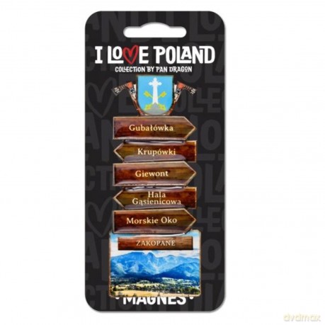 Magnes I love Poland Zakopane ILP-MAG-C-ZAK-08