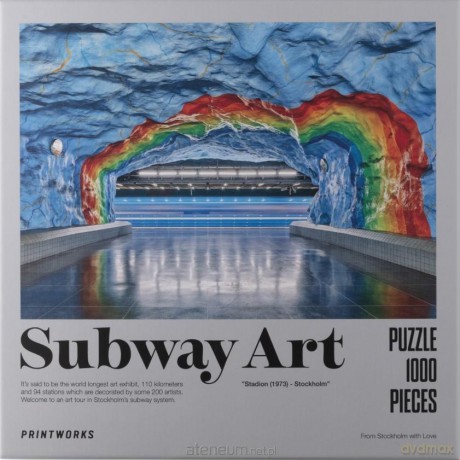 PRINTWORKS 1000 el. Subway Art - Rainbow [PUZZLE]
