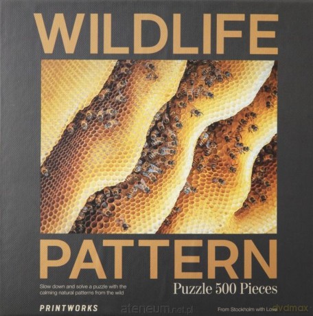 PRINTWORKS 500 el. Wildlife Pattern Bee [PUZZLE]