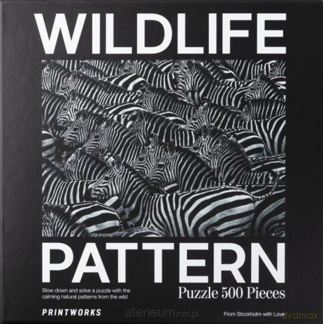 PRINTWORKS 500 el. Wildlife Pattern Zebra [PUZZLE]