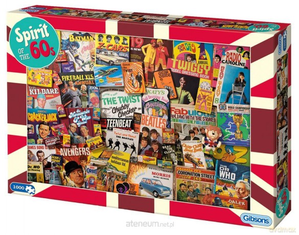Puzzle 1000 el. Duch lat 60-tych [PUZZLE]