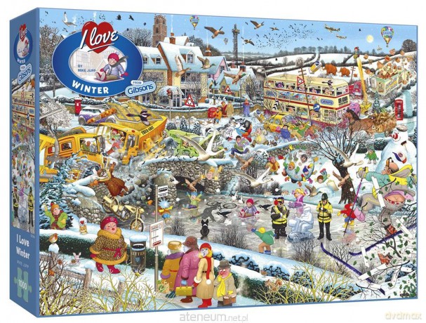 Puzzle 1000 el. Kocham zimę [PUZZLE]