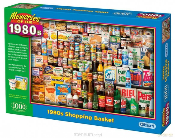 Puzzle 1000 el. Koszyk z zakupami (lata 80-te) [PUZZLE]