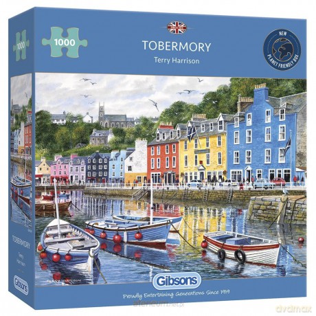 Puzzle 1000 el. Tobermory/Szkocja [PUZZLE]