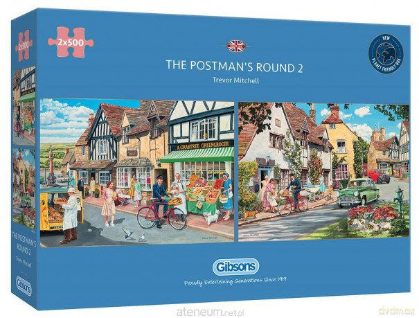 Puzzle 2x500 el. Listonosz [PUZZLE]