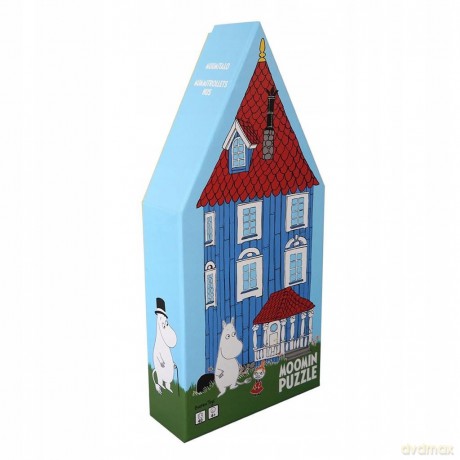 Puzzle dla dzieci w ozdobnym pudełku Dom Muminków [PUZZLE]