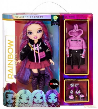 Rainbow High CORE Fashion Doll-Emi Vanda (3 szt)